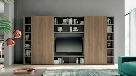 Parete Attrezzata Living 804 di Spagnol Mobili