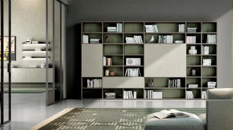 Parete Attrezzata Living 831 di Spagnol Mobili
