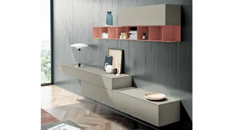 Parete Attrezzata Living 841 di Spagnol Mobili