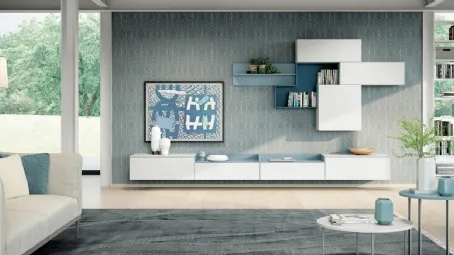 Parete Attrezzata Living 849 di Spagnol Mobili