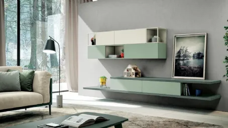 Parete Attrezzata Living 857 di Spagnol Mobili