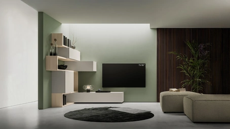 Parete Attrezzata Pratico PTG409 di SantaLucia