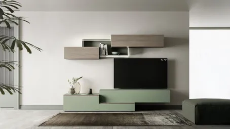 Parete Attrezzata Pratico PTG432 di SantaLucia