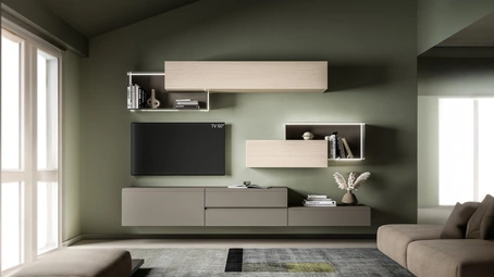 Parete Attrezzata Pratico PTG433 di SantaLucia