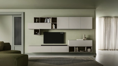 Parete Attrezzata Pratico PTG438 di SantaLucia