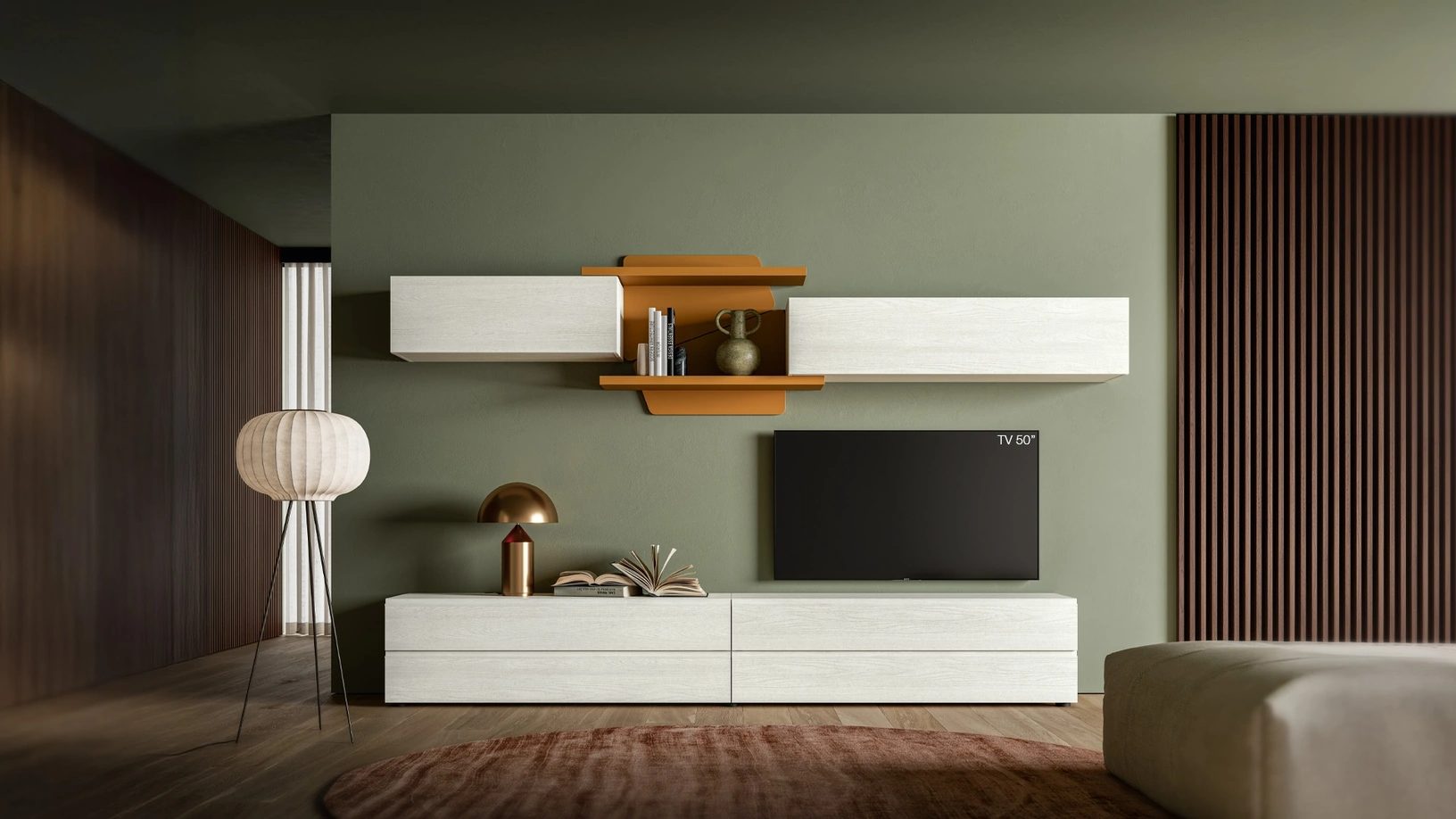 Parete Attrezzata Pratico PTG443 di SantaLucia