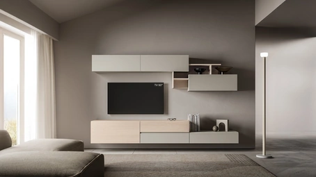 Parete Attrezzata Pratico PTG446 di SantaLucia