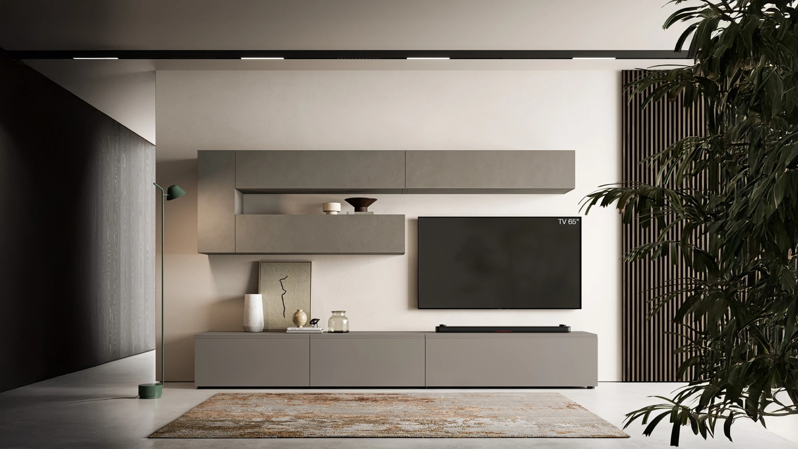 Parete Attrezzata Pratico PTG448 di SantaLucia