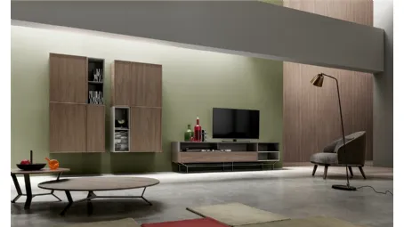 Parete Attrezzata moderna KD014 di SantaLucia