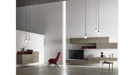 Parete Attrezzata moderna KV007 di SantaLucia