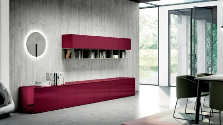 Parete Attrezzata Living 828 di Spagnol Mobili