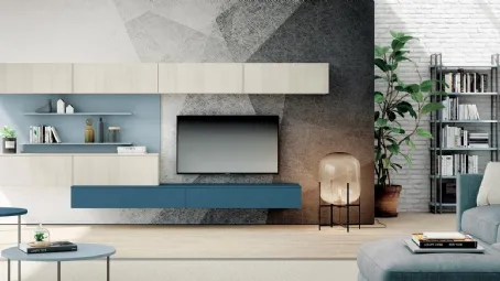 Parete Attrezzata Living 839 di Spagnol Mobili