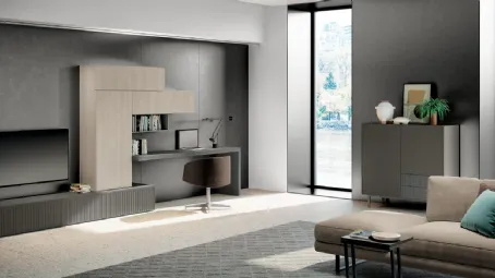 Parete Attrezzata Living 850 di Spagnol Mobili