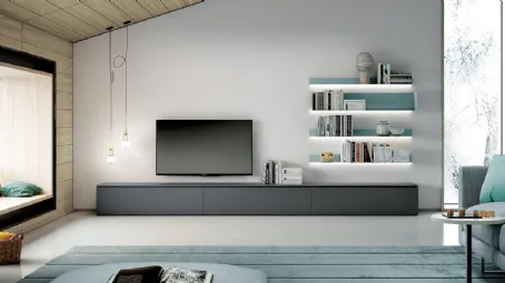 Parete Attrezzata Living 859 di Spagnol Mobili