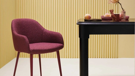 Poltroncina in tessuto Emma di Spagnol Salotti