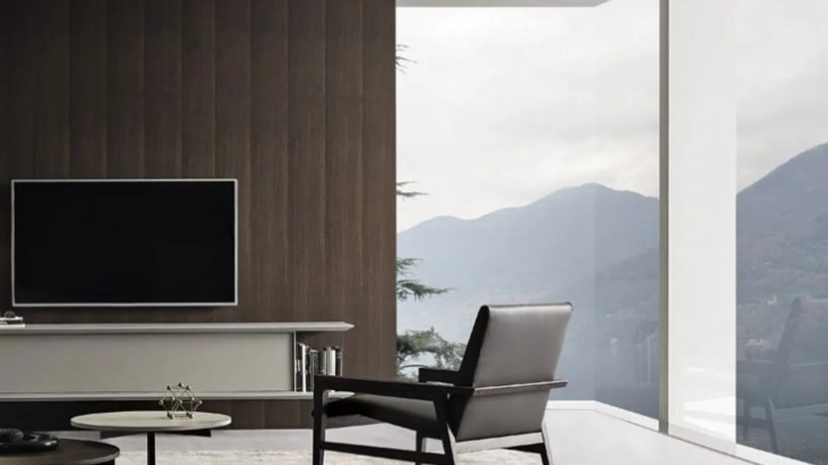 Poltroncina in pelle Halo di Giellesse