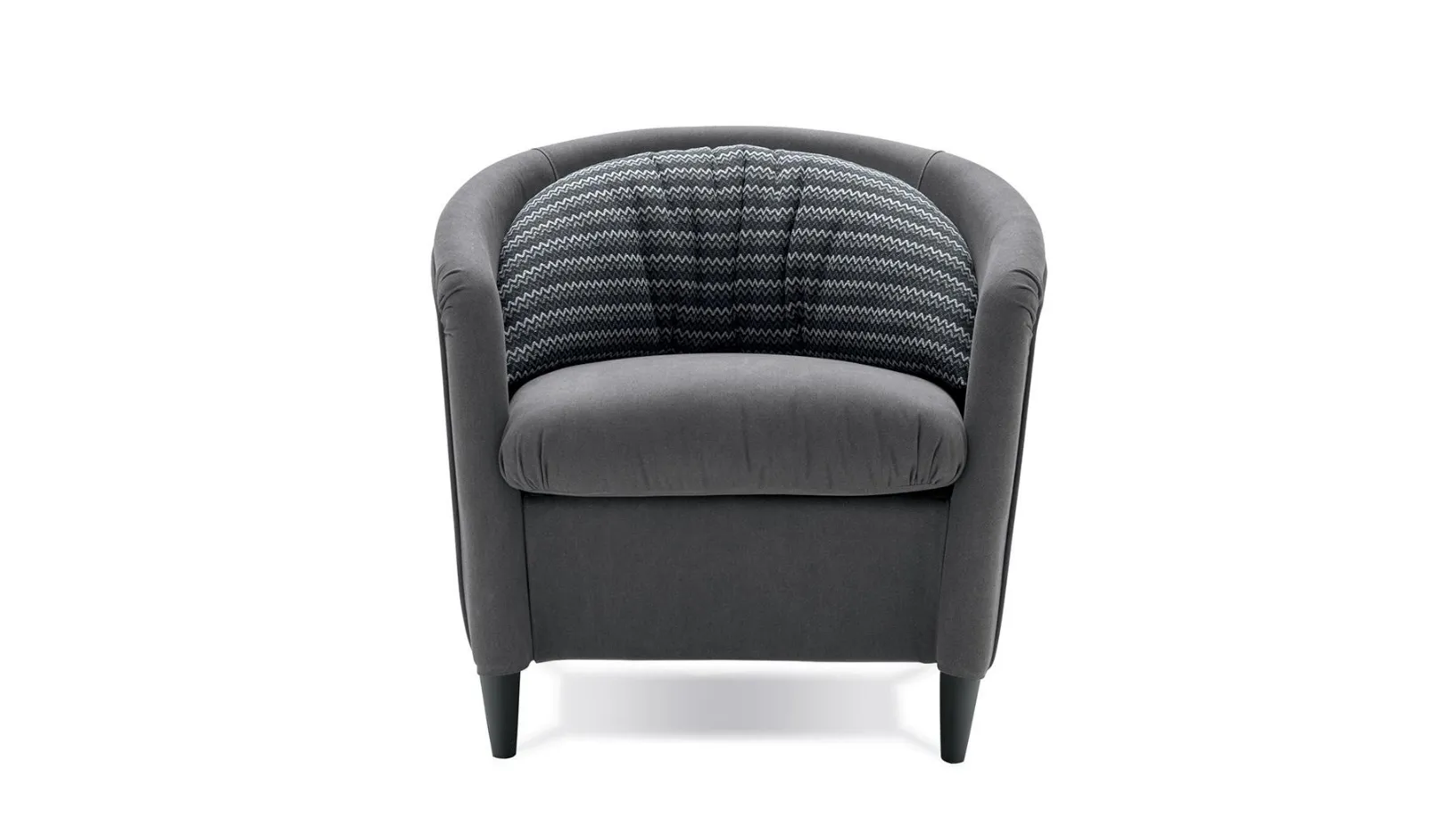 Poltroncina in tessuto imbottito Liberty di Spagnol Salotti