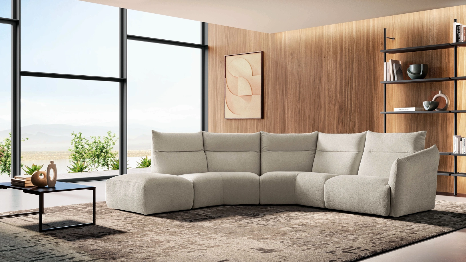 Divano angolare Jump di Spagnol Salotti