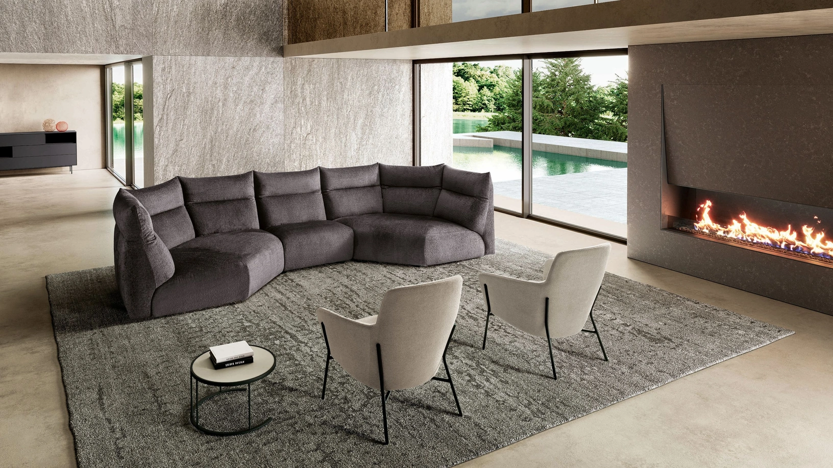 Divano angolare Jump di Spagnol Salotti