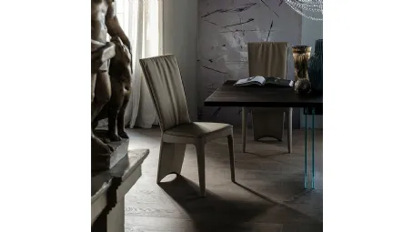 Sedia in tessuto con schienale alto Aurelia di Cattelan Italia