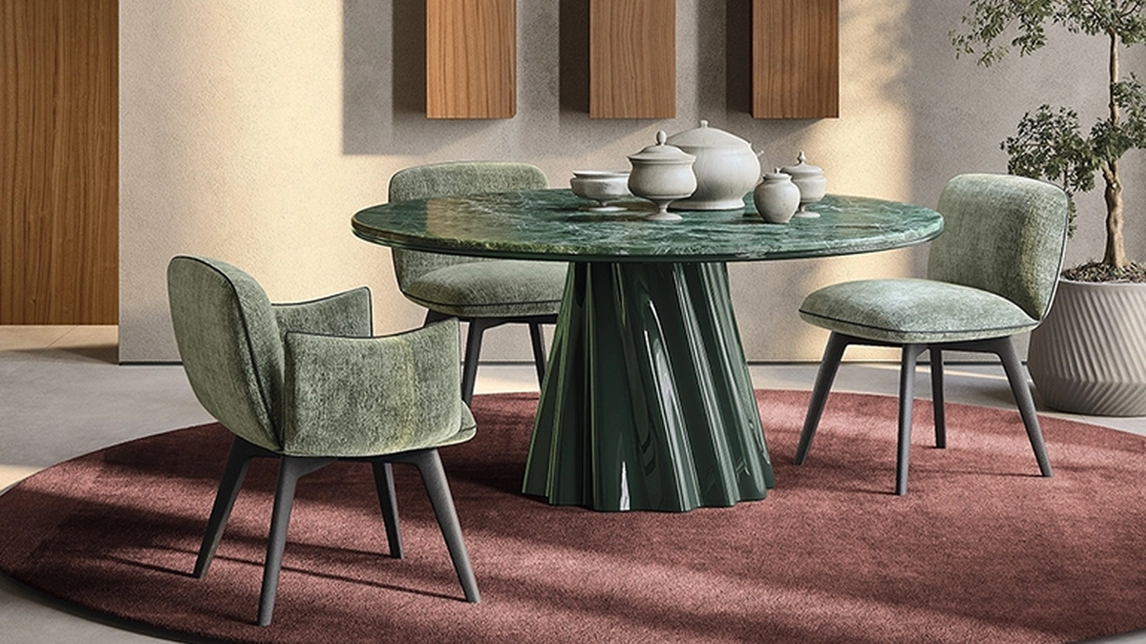 Sedia imbottita Clelia di Pianca
