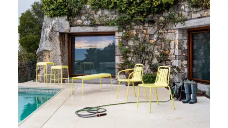 Sgabello in metallo Easy di Connubia