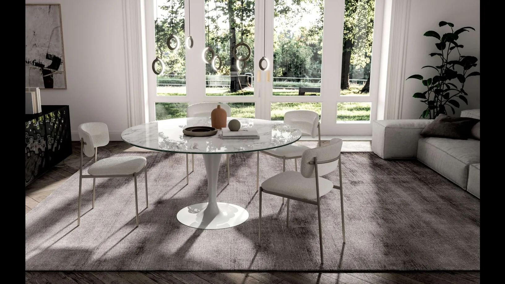 Sedia di design Ego di Ozzio
