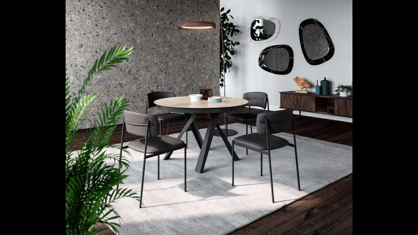 Sedia di design Ego di Ozzio