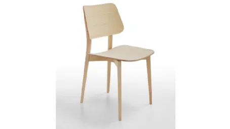 Sedia in legno Joe S L LG di Midj