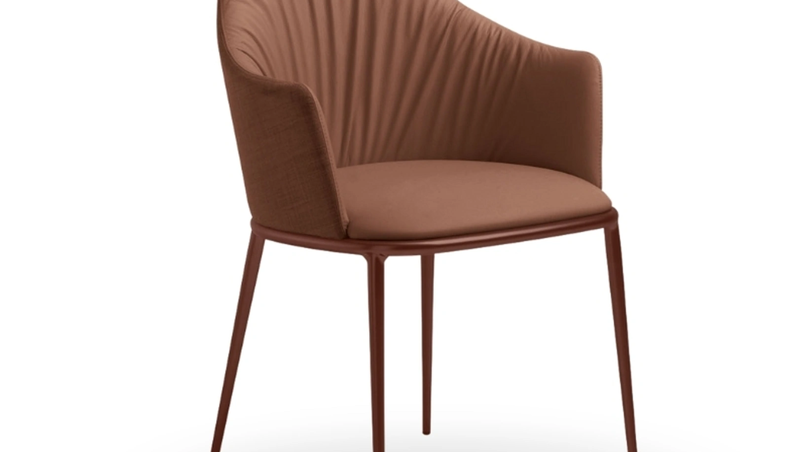 Sedia Lea in tessuto imbottito di Midj