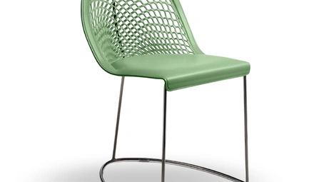 Sedia in cuoio Guapa di Midj