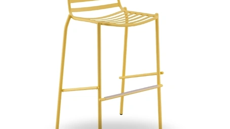 Sgabello in metallo Trampoliere di Midj