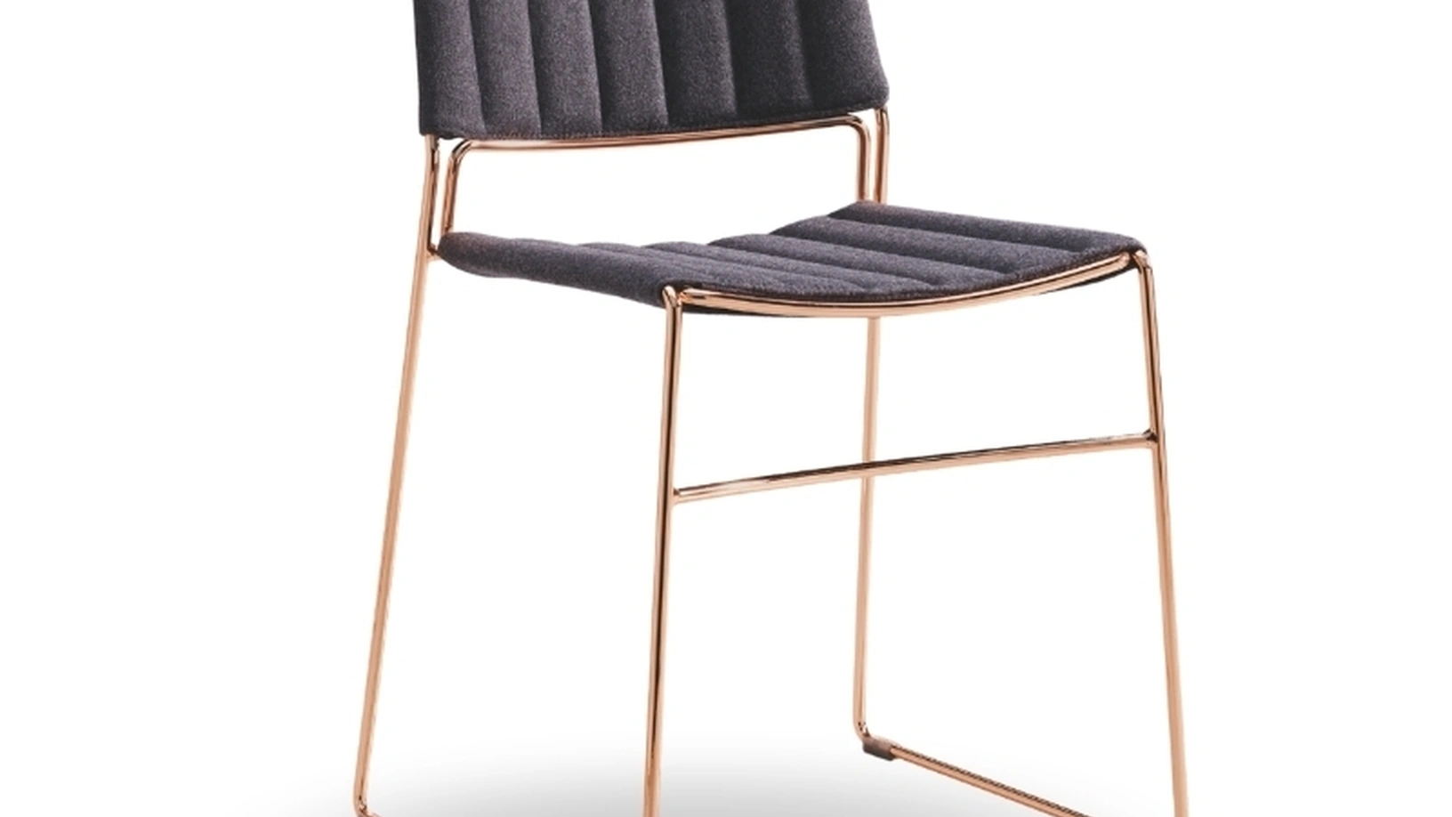 Sedia in tessuto Slim di Midj