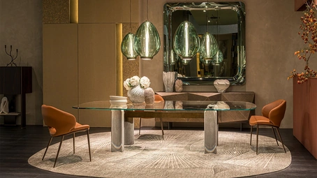 Tavolo Bilbao Glass di Cattelan Italia