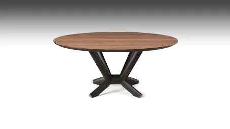 Tavolo rotondo in legno Planer Wood Round di Cattelan Italia
