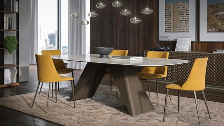 Tavolo Simposio in ceramica di Tonin Casa