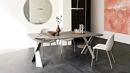 Tavolo Consolle allungabile Terminal Keramik Drive di Cattelan Italia